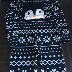 Justice penguin onesie